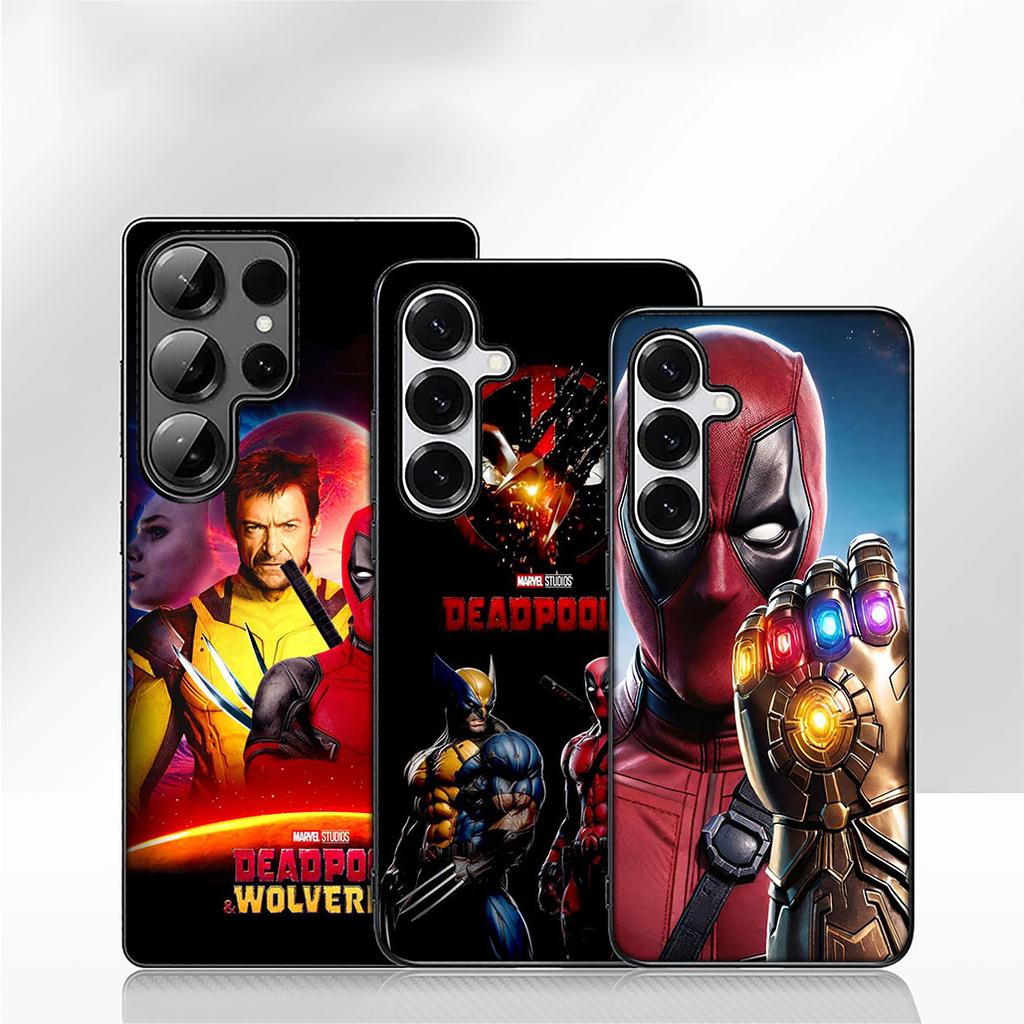 Deadpool Marvel Wolverine Phone Cover Case for Apple iPhone 16 15 14 Plus 13 12 Mini 17 Pro Max + 16E Air 16+ ProMax Casing