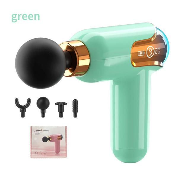 Massage Gun LCD Display Electronic Massager for Whole Body Massage To Relieve Muscle Soreness for Fitness Exercise