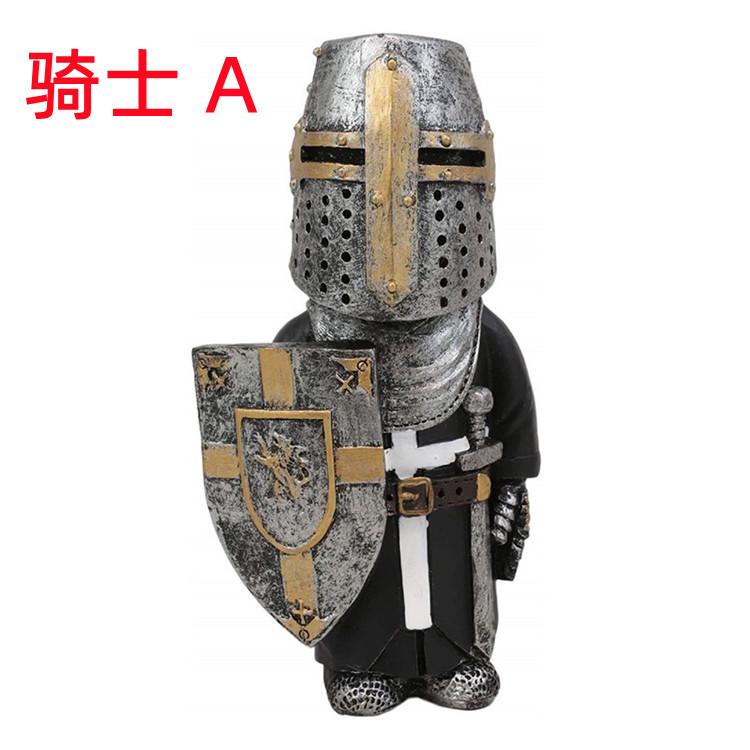 

Exquisite Knight Dwarf Guard, Garden Decorations,Knight Gnomes Guard,Garden Statue Garden-Art Figurines Ornaments Easy Install