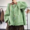 Autumn and Winter Sweaters, Wool Coats, Large-sized Loose Cardigan Tops for Women