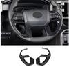 For Toyota Tundra  Steering Wheel Trim 2pcs ABS Carbon Fiber