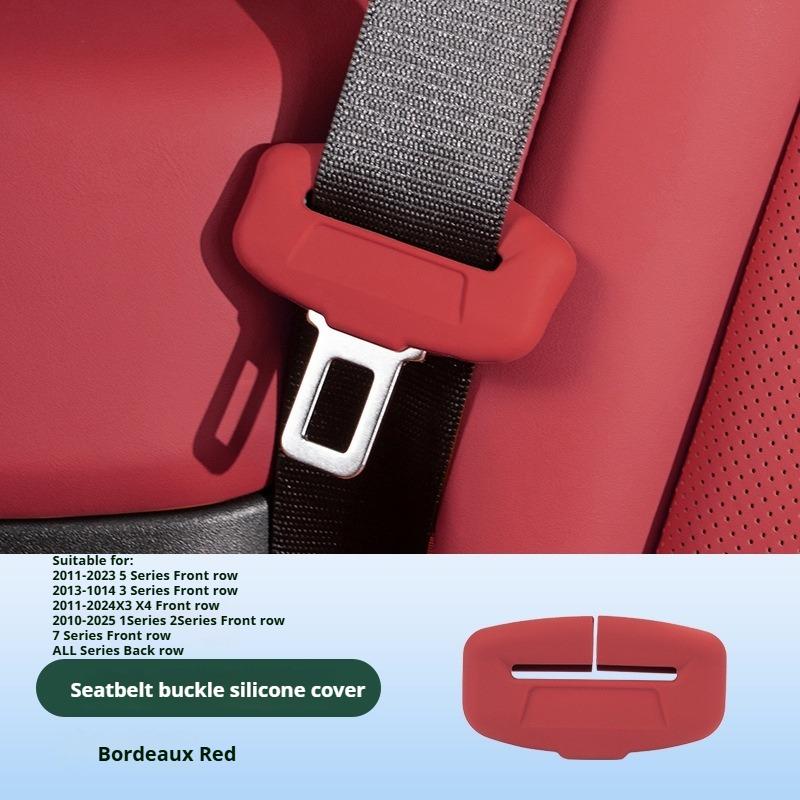 For BMW 1 2 3 5 7 Series X1 X2 X3 X4 X5 X6 X7 Car Seat Belt Protective Cover Anti-collision Scraper Car Interior Decoration