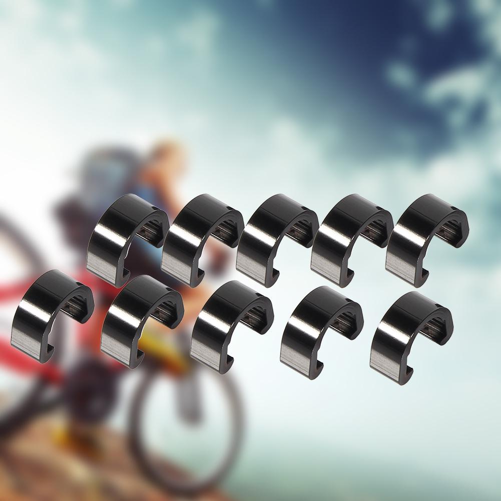 10Pc Brake Buckle C Clip Shift Cable Housing Hose Guide for MTB Road Bike Bicycle