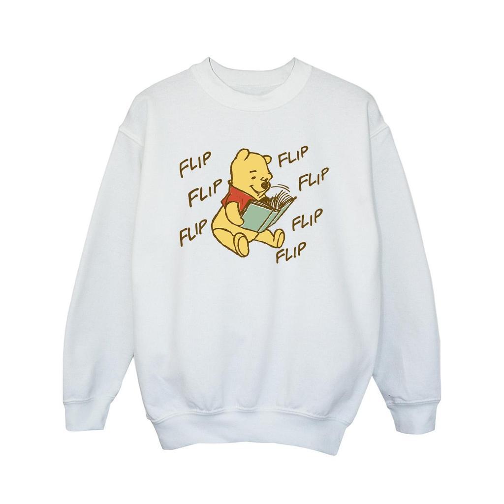 Winnie the Pooh Girls Flip Flip Flip Sweatshirt