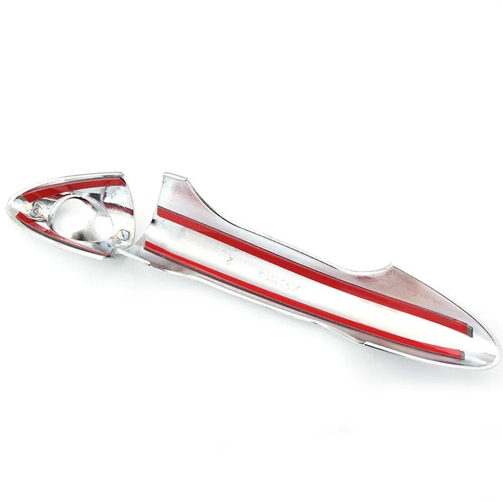 For Hyundai Solaris Verna Ix25 Accent Grand Avega 2010 2011 2012 2013 2014 2015 New Chrome Car Door Handle Cover Trim Sticker