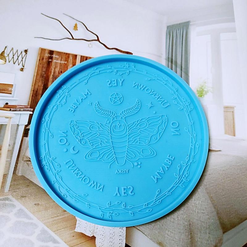 Big DIY Round Coaster Silicone Mold for Resin Concrete Diameter 4.13inch