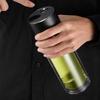 with Tea Infuser Glass Water Bottle Double Wall Magnetic Glass Tumbler Tea Bottle  Office