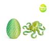 3D Printed Octopus with Eggs Figurine with Flexible Joints for Home Accessories Decor Mysterious Realistic Octopus Figurine Toy