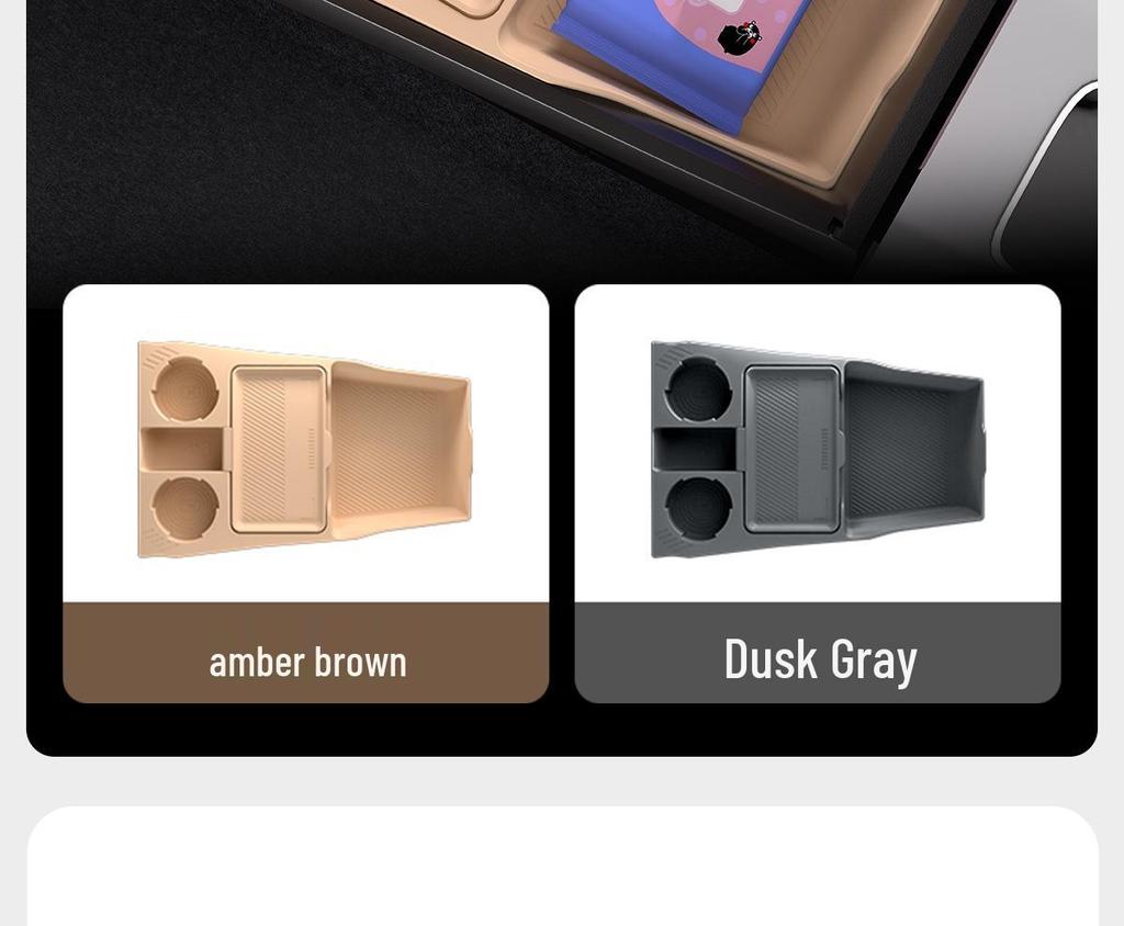 Compatible with 25 BYD Song Pro Models: Center Console Lower Armrest Organizer.