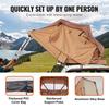 Rooftop Tent Hard Shell 2-3 Person Waterproof for Jeep SUV Truck w/ Ladder