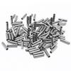 250Pcs/Set Single Barrel Crimping Sleeve Fishing Line Wire Leader Copper Tube Connector Fishing Accessories Line Tube