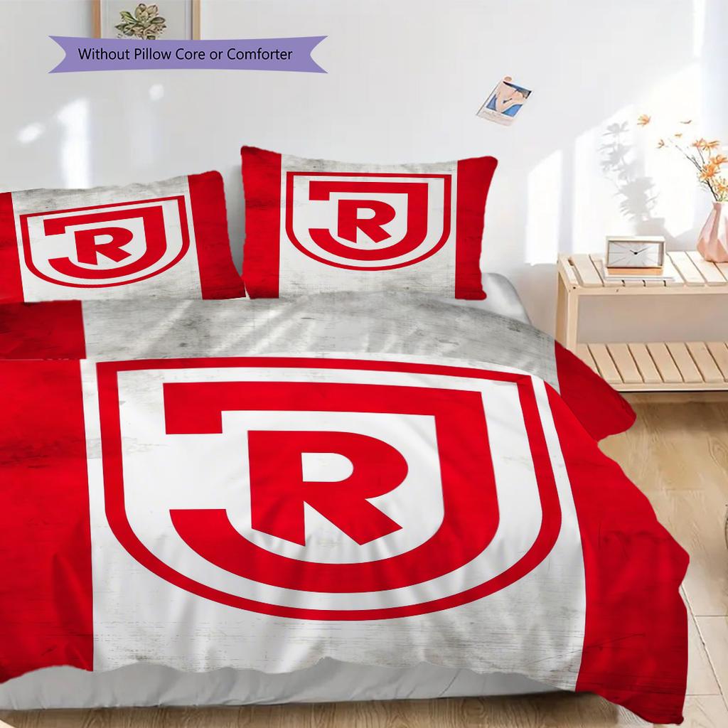 Set Copripiumino Trapuntato con Fantasia Jahn Regensburg Federa Decorazione per la Casa Regalo di Compleanno (1 * copripiumino + 2 * federa, senza nucleo)