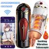 New APP Bluetooth Fully Automatic Male Masturbator Mechanical 10 Modes Sucking Oral Sex Vaginal Sex Machine Automatic Masturbator Cup Male Sex Toy