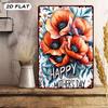 Vintage Metal Sign Funny Animal Bathroom Wall Decor Home Art Tin Plate