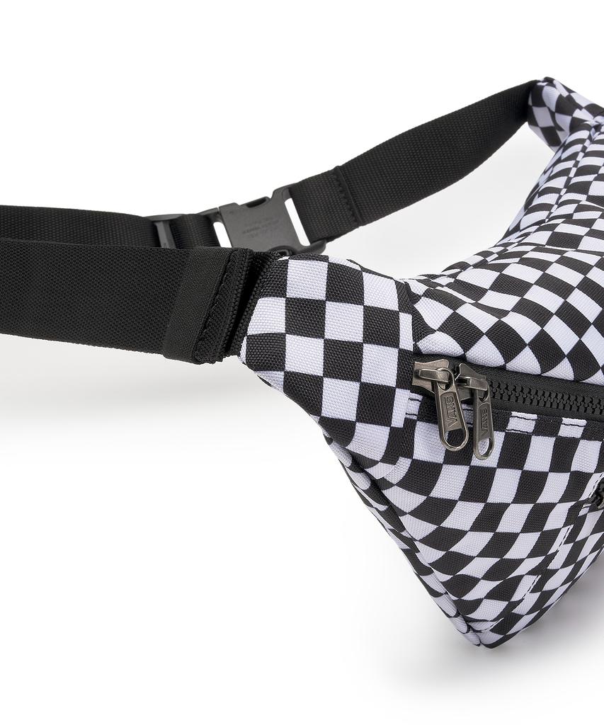 Vans Ward Crossbody Pack - Black:White Check / Vn0A2Zxxhu01