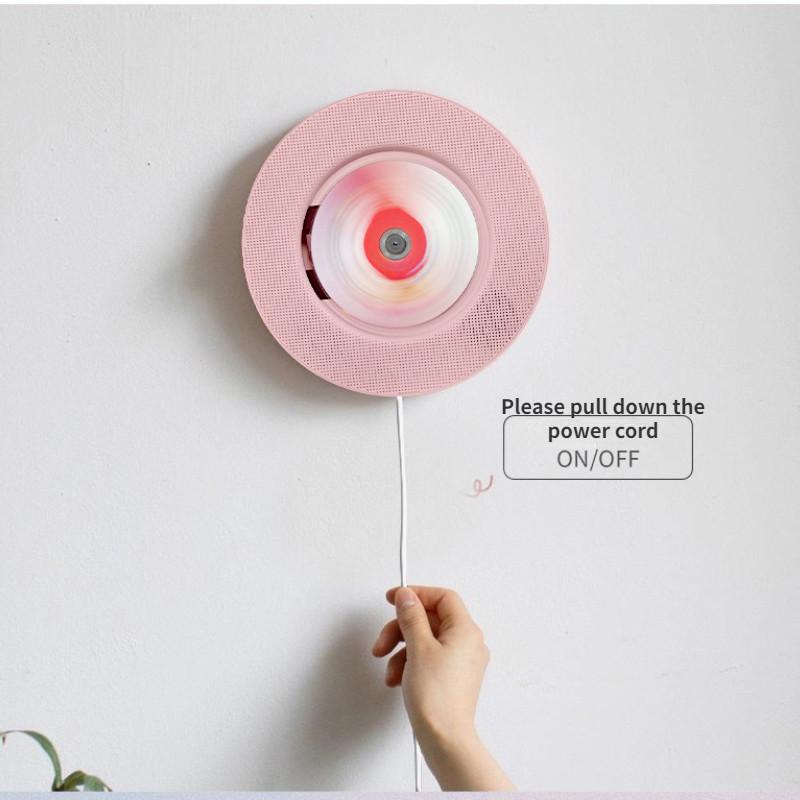 Wall Mounted CD Player Intelligent Bluetooth Audio System Prenatal Education Machine Portable English CD Repeater New