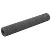 VidaXL Steel Wire Mesh PVC Coating 25x1 M Hexagonal Grey Garden Fence 143280