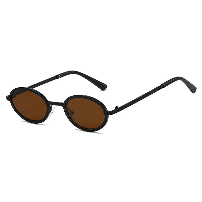Fashion Luxury Oval Sunglasses Women Men Vintage Brand Sun Glasses Metal Frame Outdoor Travel Shades Lady Eyewear UV400