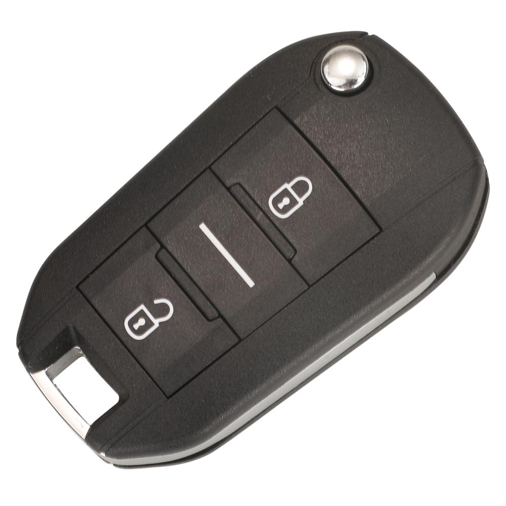 Jingyuqin Flip Remote Smart Car Key For Citroen C3 C4 Cactus Hella For Peugeot 208 301 508 5008 Expert 434MHZ ID46 PCF7941A Chip