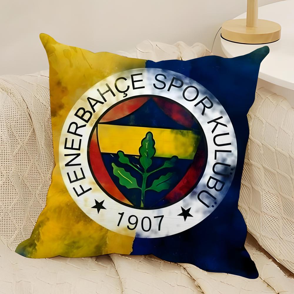 

Cool FFenerbahceS Pillow Case Natural Linen DoubleSided Printing Sofa Home Decor Cushion Cover 30X30cm