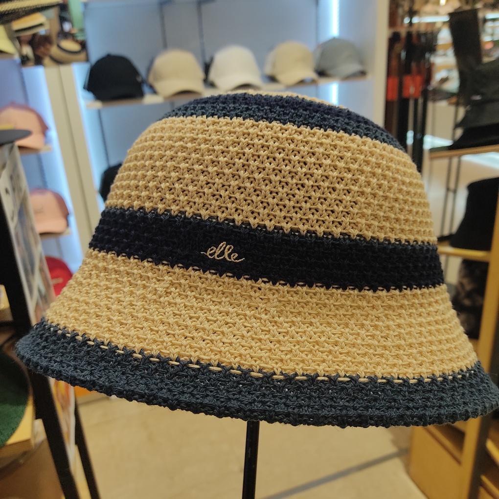 capten Elle (genuine) single-color round bucket hat ELD3UKK013