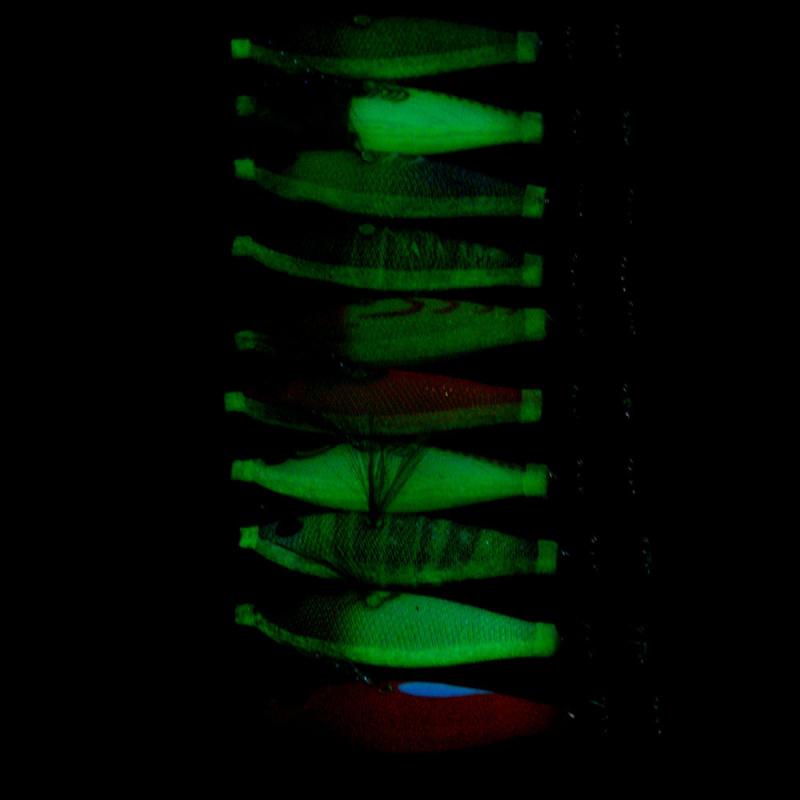 Eight-Band Special Slow-Sinking Luminous Wooden Shrimp Lure8CM 5.8GHard Bait Bionic Fake Bait Cuttlefish Octopus Fake Bait