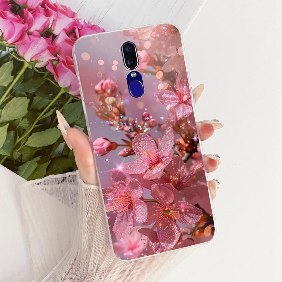 For Oppo F11 Case Cover Luxury Butterfly Love Fashion Flowers Cool Painted Phone Casing For Oppo CPH1913 CPH1911