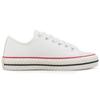 MLB Playball Slip Resistant, Abrasion Resistant, Breathable, Lightweight Low Top Canvas Shoes Unisex White Sneakers 32SHP1111-50W