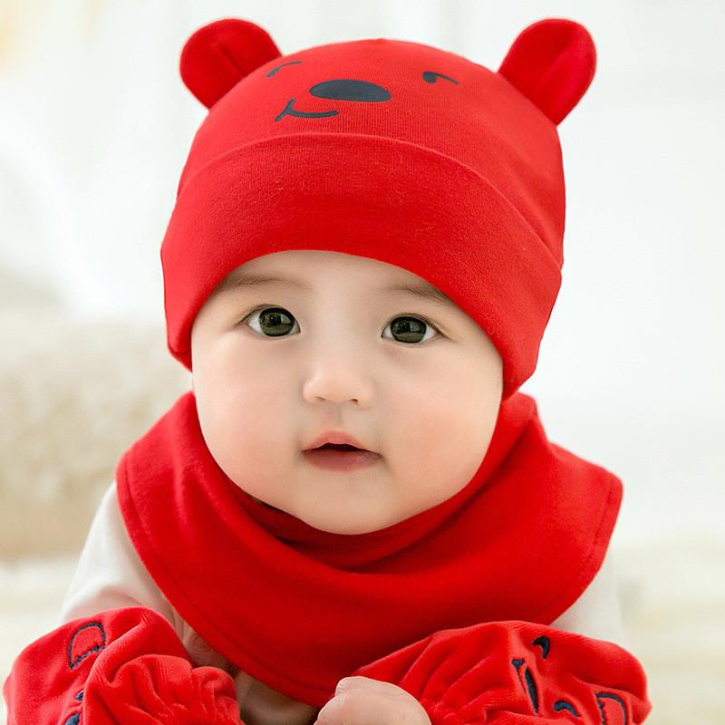Cute And Lovely Cotton Baby Hat For Newborns In Autumn And Winter