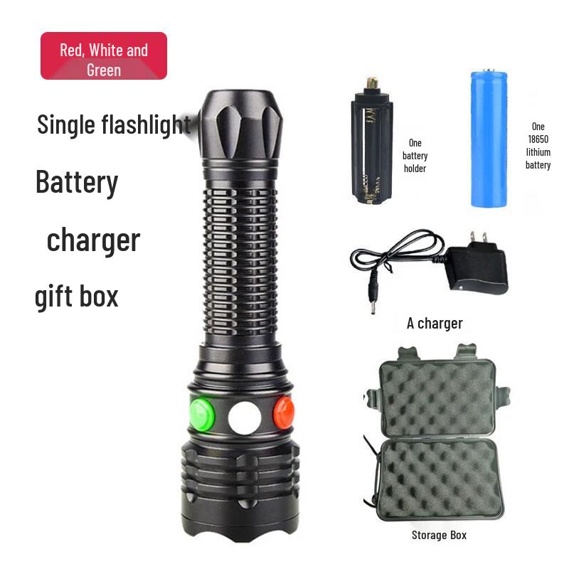Qi Shen Yi Multi-Color Railway Rescue Signal Flashlight