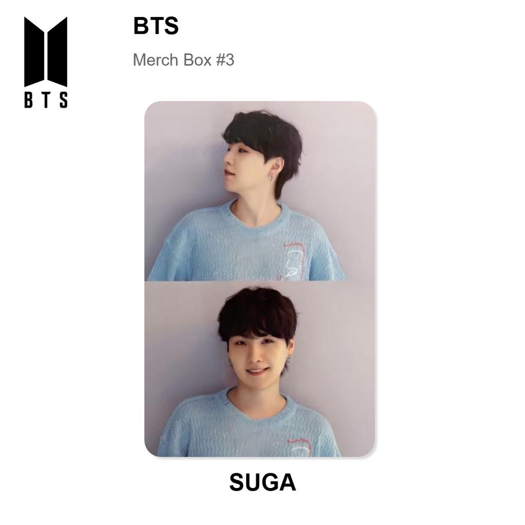 BTS Caja de Merchandising #3 Fotocarta Oficial