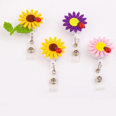 Retractable Nurse Badge Holder with Animal Design