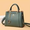 Women's Casual Design Handbag, Fashionable Large Capacity Shoulder Bag with Zip Closure and Polyester Lining