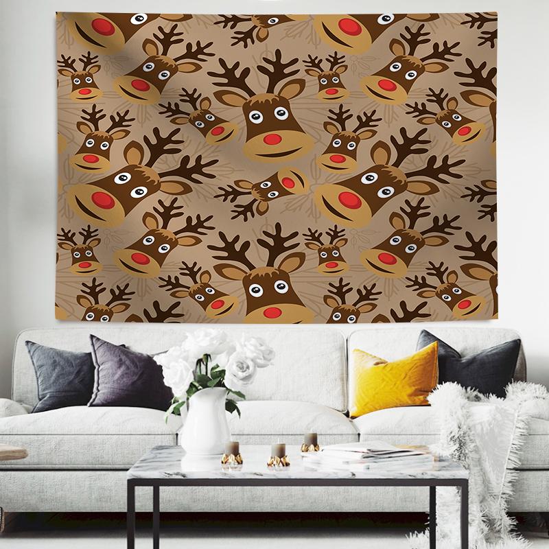 Christmas Balls And Snow Wall Hanging Tapestry Christmas Wall Hanging Tree Wall Hanging Gorgeous Christmas Tree Fireplace Gifts