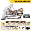 For Toyota AMP Car Stereo Radio Power Harness Cable Wire Adapter Kit JBL AMP Car Android Player Radio Adapter Power Connector