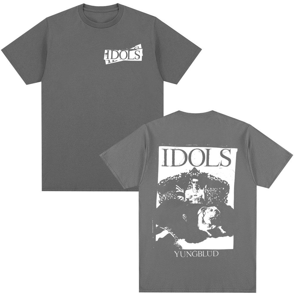 Yungblud IDOLS Album Tour Merch T Shirt Unisexs Women Clothing Hip Hop Short Sleeve Tshirts Oversized Summer Cotton Tshirt