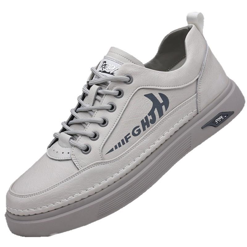 Neue Herren-Board-Schuhe für alle vier Jahreszeiten, atmungsaktive, lässige Lederschuhe für Herren, weiche Sohlen, trendige und vielseitige Schuhe