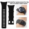 Universal Rubber Watchband Watch Strap Replacement Accessory for Suunto Core Black