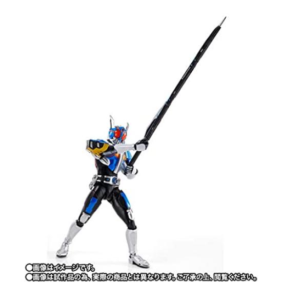 item Kamen Rider Rod Form Figure Action Figure Character Base Style Metallic Blue Gold Ax Head Type No-brand Den-O Form/Ax (Tokusatsu)