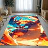 Charizard Charmander Pokemon Living Room Non-Slip Area Rug Soft Carpet for Bedroom Kids Playroom Sofa,Home Decor Doormat Gift