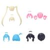 BANDAI SPIRITS 30MS Option Hairstyle Parts Vol. 13 Set 4 Types BOX Pre-colored Plastic Model
