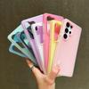 Custodia Opaca Lusso Colore Caramella per Samsung Galaxy S26 S25 S24 S23 Ultra S22 Plus S21 FE A17 A37 A57 A56 A55 A36 A35 A16 A54 Cover