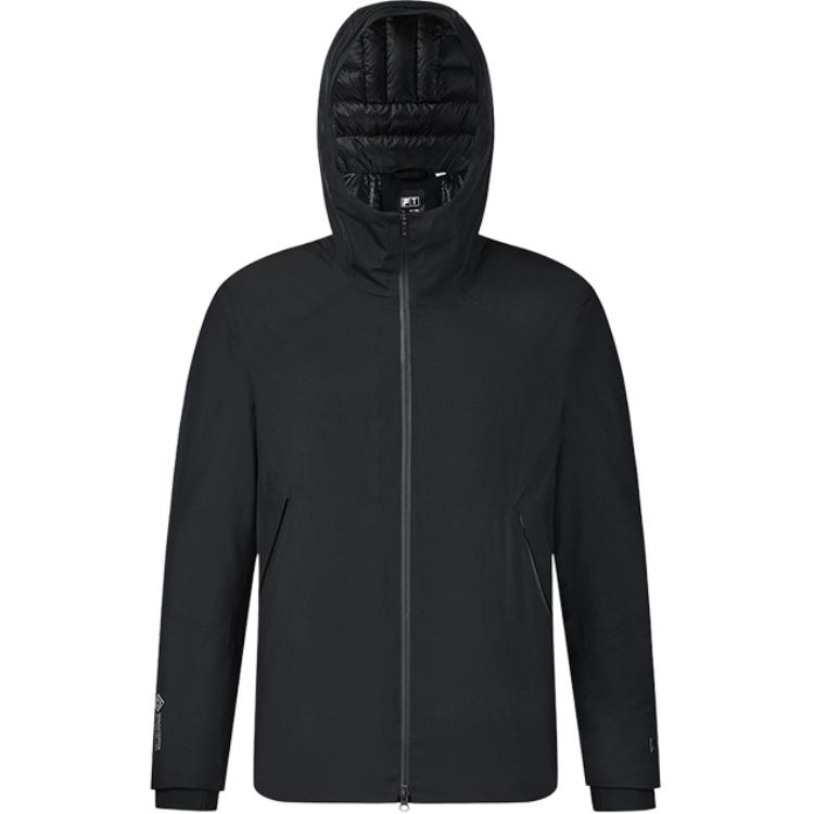 

FILA Серия Гольф Толстовка Однотонная Удобная На молнии Теплая Пуховая Куртка Мужские куртки Черный A11M445919F XL