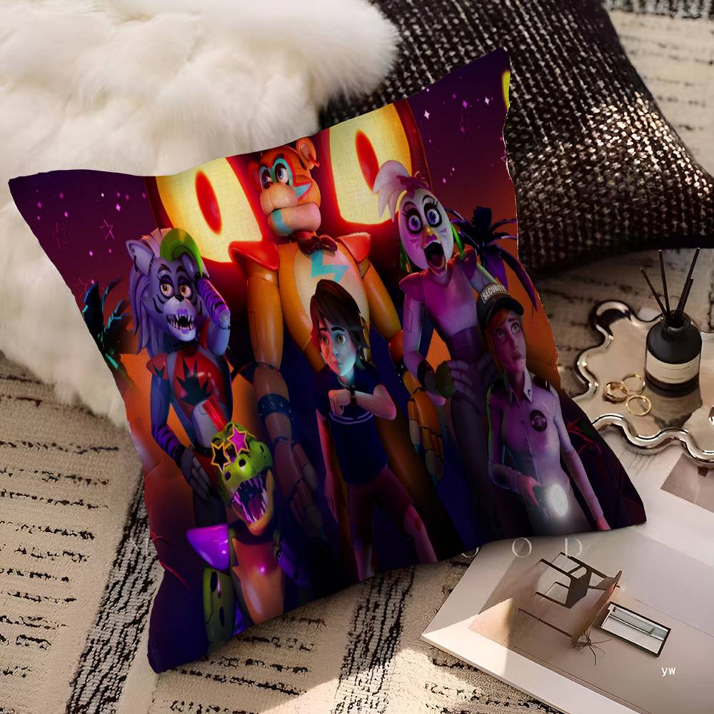 FNAF Bear Cool Large Gaming Cushion Cover Polyester Sofa Cushions Decorative Throw Pillows Home Decoration Pillowcover