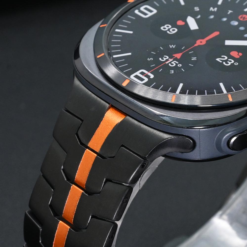 Correa de Reloj de Lujo para Hombre para Samsung Galaxy Ultra Watch 47mm Correa de Metal de Titanio para Accesorios de Smartwatch Galaxy Ultra 47
