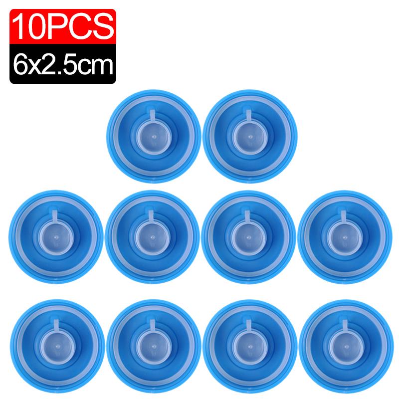 10/2pcs Silicone Water Jug Lids Leak Proof Sealing Covers Replacement Cover Drinking Water Bucket Cap Barreled Water Bottle Lids