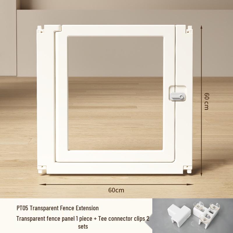 Acrylic Transparent Pet Fence: Indoor Barrier for Small Dogs [Single/Accessories/Combo]