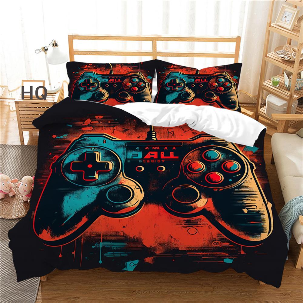 Gaming Bedding Full Size Comforter Sets For Boy Game Console