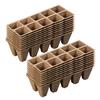  Peat Pots Seed  Trays Seedling Pots Germination Trays 10 Cells