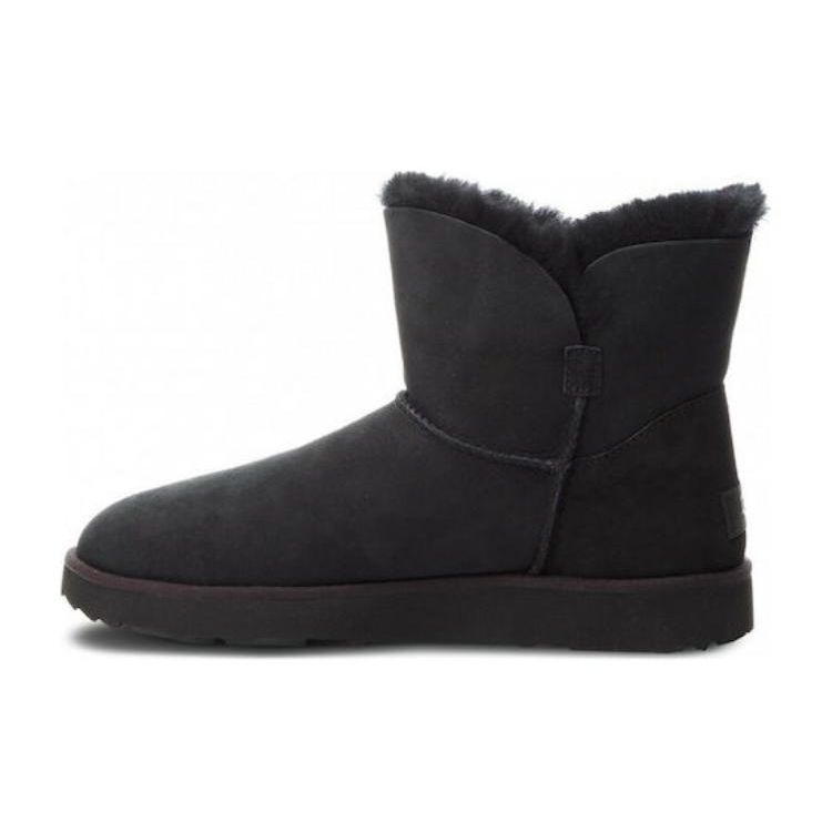 UGG Comfortable Versatile Round Toe Slip-On Short Snow Boots Women Boots Black 1016417-BLK 36